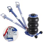 VEVOR Air Jack, 3 Ton 6600 Lbs Triple Bag Air Jack, Airbag Jack With Six Steel Pipes, Lift Up, 3-5 S Fast Lifting Pneumatic Jack, With Adjustable Long Handles For Cars, Garages, Repair Blue - Figura 7
