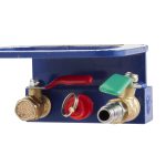 VEVOR Air Jack, 3 Ton 6600 Lbs Triple Bag Air Jack, Airbag Jack With Six Steel Pipes, Lift Up, 3-5 S Fast Lifting Pneumatic Jack, With Adjustable Long Handles For Cars, Garages, Repair Blue - Figura 6