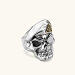 Totenkopf-Ring 925er Silber
