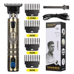 USB Electric Hair Clippers Haarschneider Bartschneider Rechargeable Shaver Beard Trimmer Professional Men Hair Cutting Machine Beard Barber Hair Cut - Figura 2