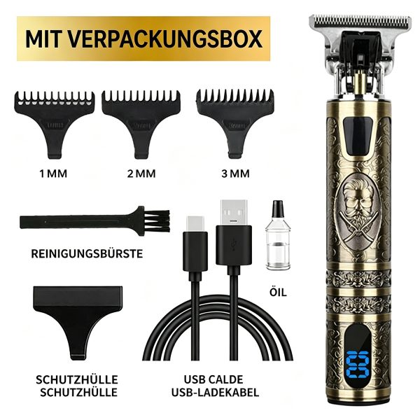 USB Electric Hair Clippers Haarschneider Bartschneider Rechargeable Shaver Beard Trimmer Professional Men Hair Cutting Machine Beard Barber Hair Cut