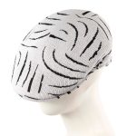 Kangol Swerve 504 Flat Cap – White/Black