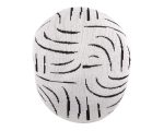 Kangol Swerve 504 Flat Cap – White/Black - Figura 3