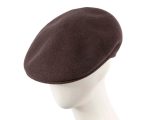 Kangol Wool 504 Flat Cap – Espresso