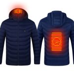Winter Heated Jacket USB Electric Cotton Coat Zip-up Heater Thermal Clothing Heating Vest For Men - Figura 4