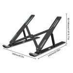 Laptop Stander Notebook Tisch Halter Tablet Halterung Faltbar 7 Winkel Stabil Aluminium Laptop Stand Halterung Tragbar Halter 8 Zoll - Figura 3